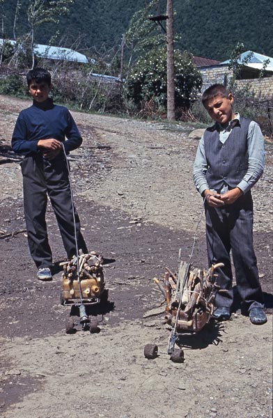 Lahic village kids, Azerbaijan (2001)